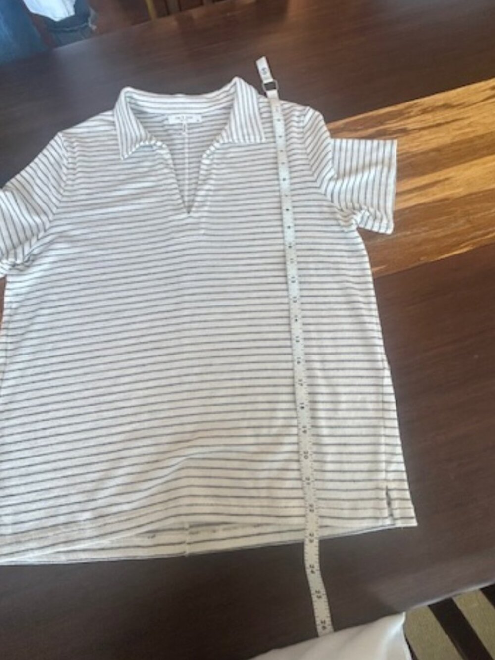 Rag & Bone Stripe Polo Shirt - Picture 5 of 10
